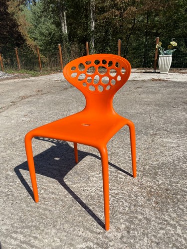Chaise orange moroso ross - chaise,