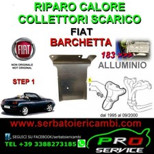 RIPARO CALORE 1,5 mm fiat barchetta  COLLETTORE SCARICO marmitta 46413872