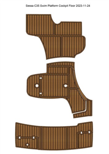 Sessa c35 swim platform - sessa,