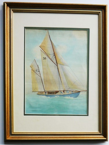 Quadro acquerello vintage