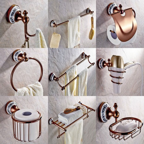 Set accessori bagno - , ottone