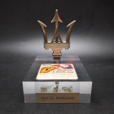 Trofeo Giulio Borsari capomeccanico Maserati Ferrari base in plexiglass