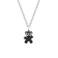 Collana Swarovski orso nero