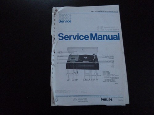 Manuale servizio originale - manuale,