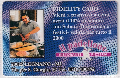 Calendarietto ristorante - calendarietto,