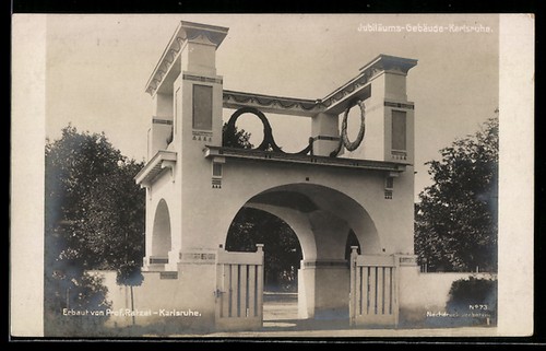 Cartolina karlsruhe portale - cartolina,