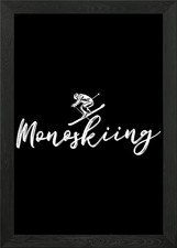 Quadro monoski divertente mono - divertente,