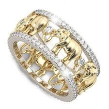 Anello fascia bicolore