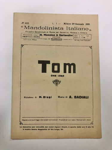 Rivista antica mandolista - antica:,