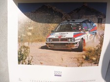 CALENDARIO GRANDE MARTINI RACING 1989 ORIGINALE LANCIA AUTO RALLY