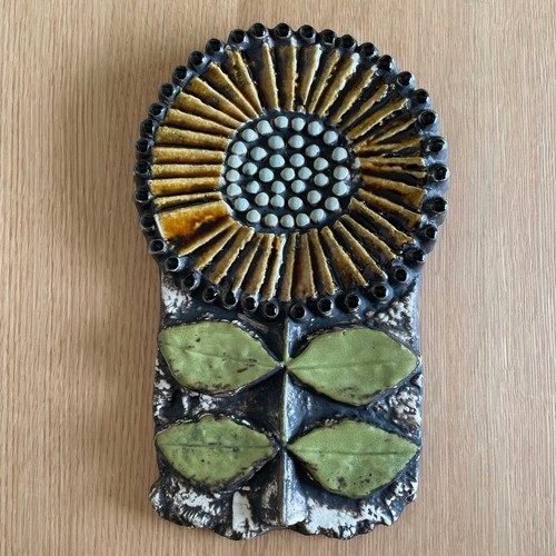 Placca parete girasole lisa - placca,