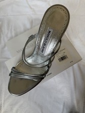 Manolo Blahnik  Andena Silver