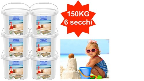 Sabbia gioco bimbi certificata