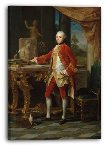 Tela cornice pompeo batoni - pompeo,
