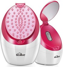 Lampada Vapore Pulizia Viso Sauna Terapia Led Facciale Idratante Nebulizzatore 