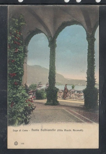 Cartolina punta balbianello - cartolina,