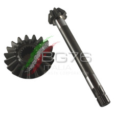 COPPIA CONICA PIGNONE + CORONA ad. MOTOCOLTIVATORE BERTOLINI 310S DENTI 7 19