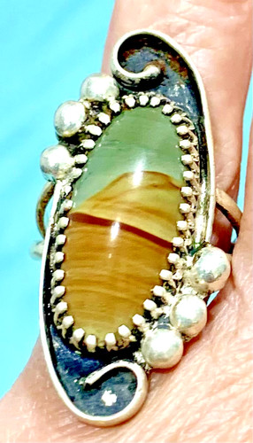 Anello diaspro quadro - , argento