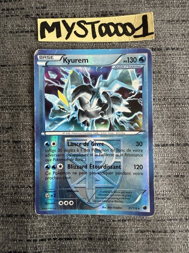 Carte pokémon kyurem 116 - carte, 31/116
