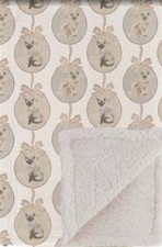 Plaid sherpa Blanc Mariclo Lovely Pets 440 gsm 140×170