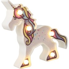  Lampada Bambina Notturna Bajour Comodino Led Luce Unicorno Bella