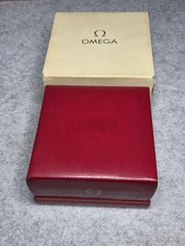 SCATOLA ESPOSITORE OROLOGIO OMEGA ROSSO VINTAGE ANNI 70 