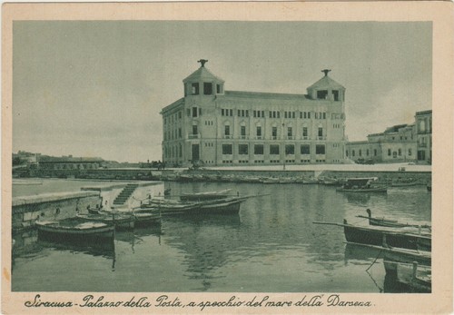 Siracusa palazzo della posta - palazzo,
