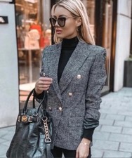 Blazer doppiopetto tweed