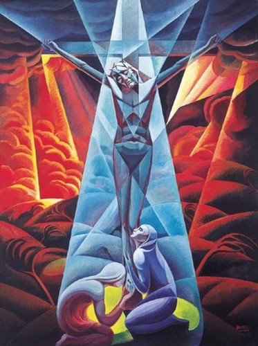 Crocifissione gerardo dottori - crocifissione,