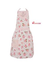 GREMBIULE cucina bianco rosa