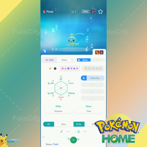 Shiny phione evento - shiny, 🟢evento