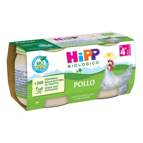 Hipp bio omogeneizzato pollo - bio,