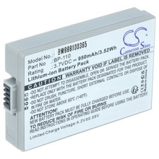 Batterie pour Canon Legria HF R28 HF R205 HF R206 HF R26 HF R27 950mAh