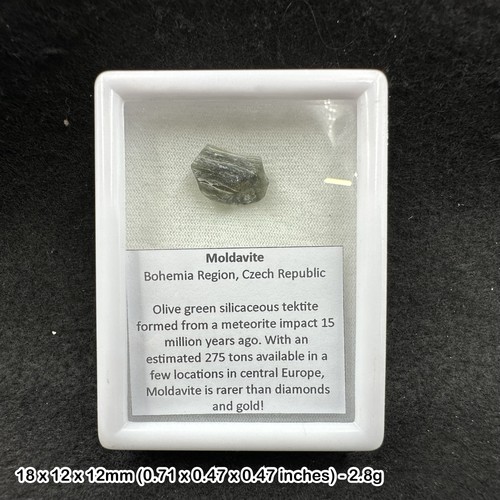 Moldavite tektite stone rare