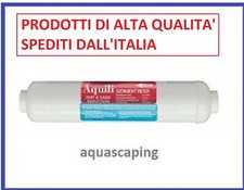 Filtro sedimenti in linea 2x10" 5 mcn ricambio osmosi acquario depuratore acqua