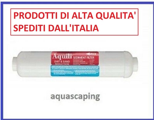 Filtro sedimenti linea - sedimenti, in