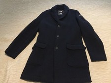 Cappotto lana ROY ROGER'S originale taglia 52 (38) uomo blu modello monopetto