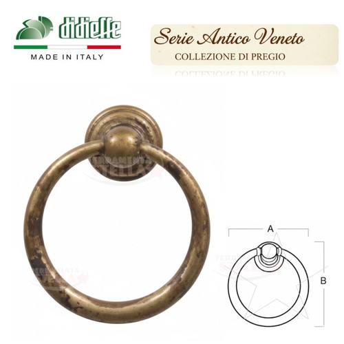 Anello maniglietta ottone - maniglietta,
