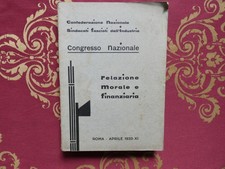 Confederazione Nazionale sindacati fascisti dell'industria Congresso 1933