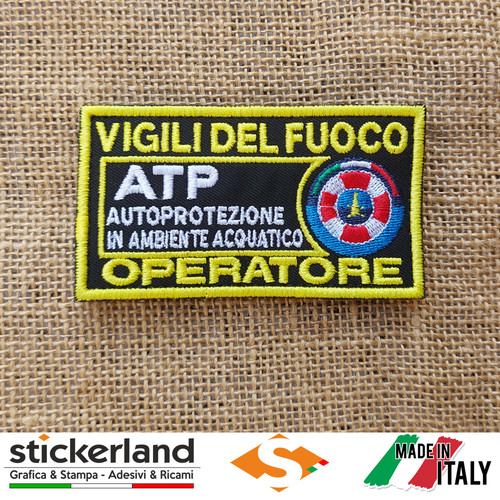 Toppa patch ricamata - toppa, vigili