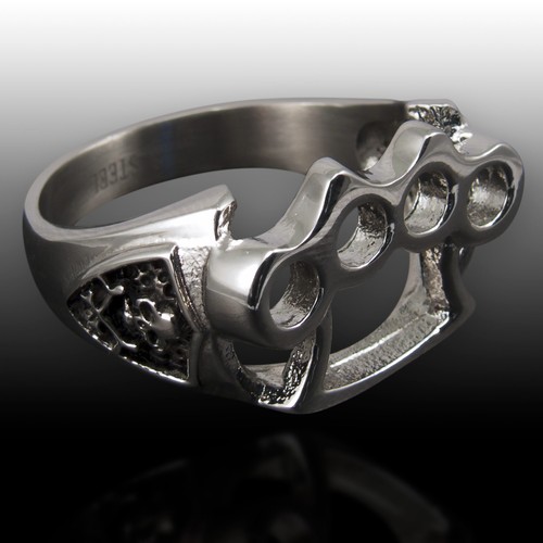 Anello teschio acciaio - , inox