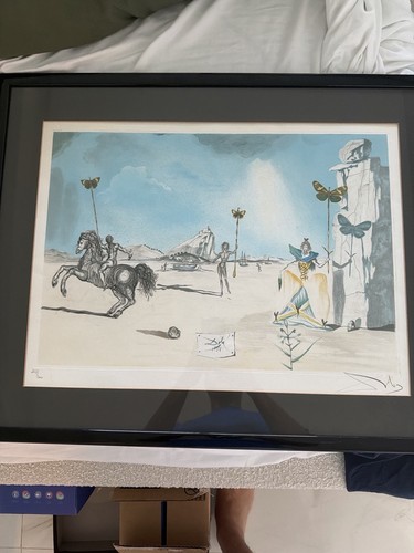 Dali litografia originale - dali,