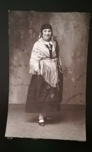 Antica foto abito costume - foto,