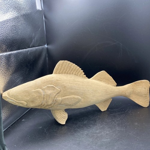 Scultura pesce legno - scultura, in