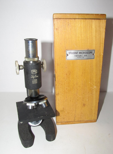 Microscopio vintage skyline