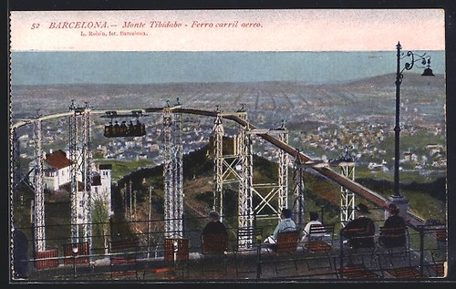 Barcellona monte tibidabo - barcellona,,