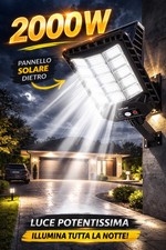 Faro LED solare  2000W