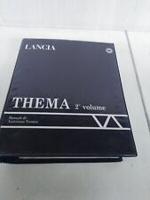 manuale officina originale Lancia Thema 1988 anche 16v turbo