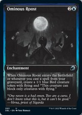MTG OMINOUS ROOST EXC - POSATOIO INFAUSTO - DBL - MAGIC