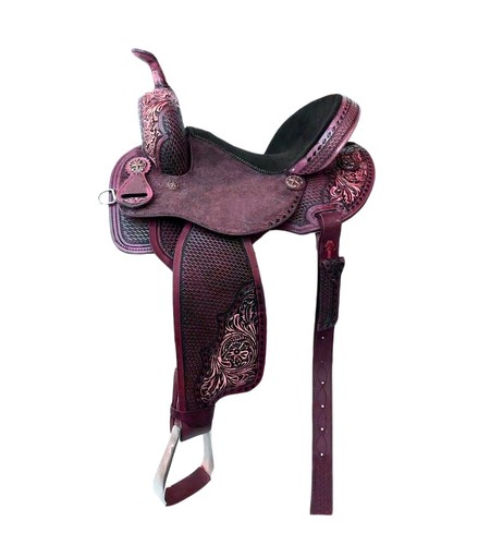 Sella western barrel pelle - western,